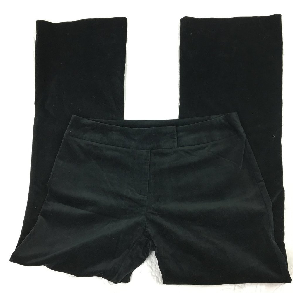 MixIt Black Velvet Dress Pants Size 6